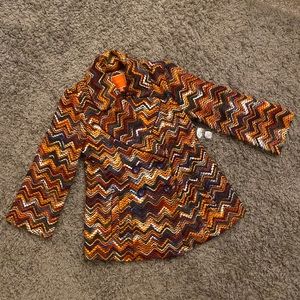 NEW multicolor peacoat